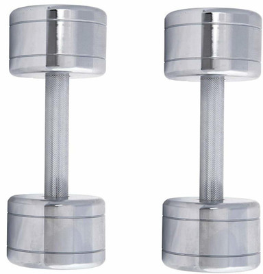 LCARNO Pair of 2.5kg steel dumbbell (2.5KGX2PCS) Fixed Weight Dumbbell(5 kg)
