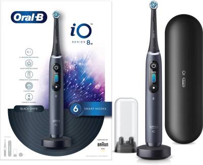 Oral-B iO8 Ultimate Clean with a Travel Case Electric Toothbrush  (Black)