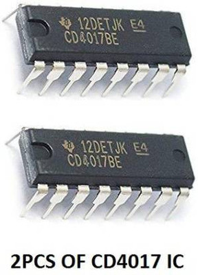 TRIFINITY CD4017,2PCS,CMOS Hex D-Type Flip-Flop 16-PDIP Electronic Components Electronic Hobby Kit