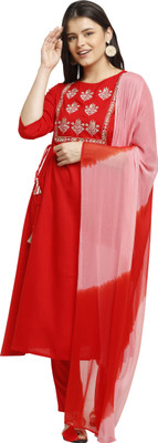VihaanExim Women Kurta Pant Dupatta Set