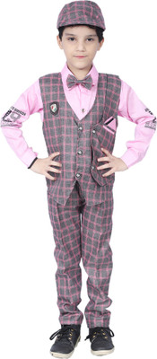 vkreation Men Ethnic Top Pant Ethnic Jacket Set