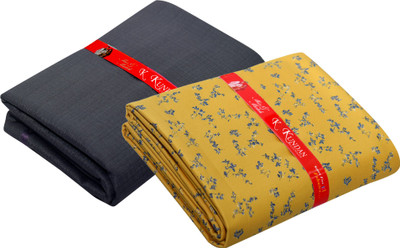 KUNDAN SULZ GWALIOR Cotton Blend Printed Shirt & Trouser Fabric