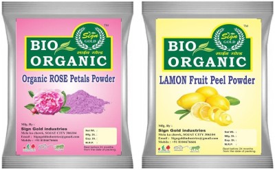 sign gold Organic Lemon Peel & Rose Petal Powder (200 g)(200 g)