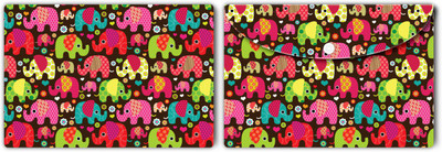 Nourish Plastic Document Folder(Set Of 2, ELEGREEN)