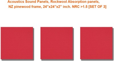 Ara Enterprise Foam Wedge Wall(3 Panels Red)