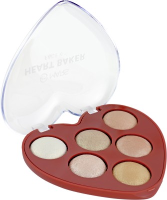 MARS Heart Baker Blush and Highlight Kit to Add Extra Glow On Face, Multicolor (FP04-02)(Multicolor)