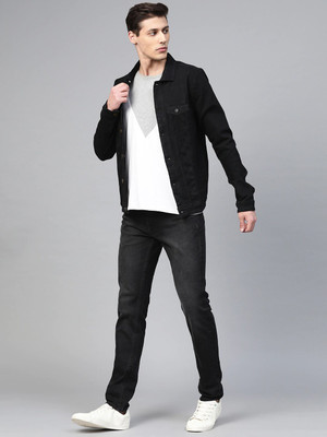 Rigzy Full Sleeve Solid Men Denim Jacket