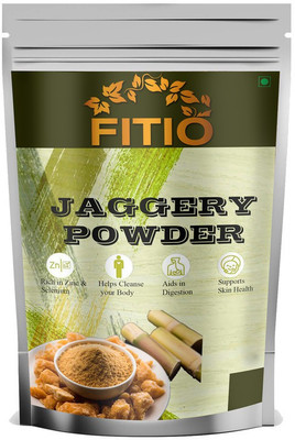 FITIO Nutrition Sugarcane Jaggery Powder (C89) Advanced Powder Jaggery(450 g)