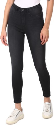 FLYING MACHINE Black Jegging(Solid)