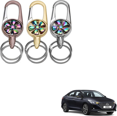 SEMAPHORE Rotating Spinner Design Metal Key Ring for Mercedes Benz GLA Class Key Chain