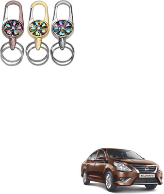 SEMAPHORE Rotating Spinner Design Metal Key Ring for Chevrolet Impala Key Chain