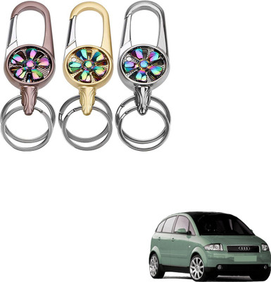 SEMAPHORE Metal Spinner Rotating Design Key Ring For Ford Mondeo Key Chain