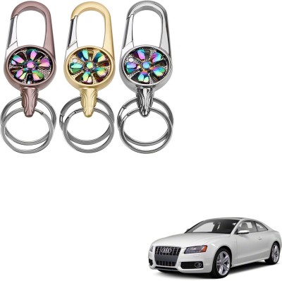 SEMAPHORE Rotating Spinner Design Metal Key Ring for Mercedes Benz GLC Key Chain