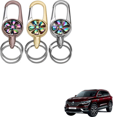SEMAPHORE Metal Spinner Rotating Design Key Ring For Hyundai i10 Key Chain