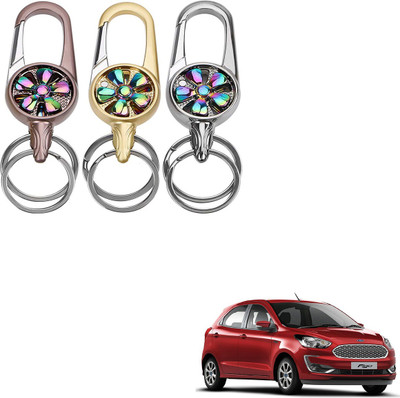 SEMAPHORE Metal Spinner Rotating Design Key Ring For Fiat UNO Key Chain