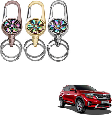 SEMAPHORE Rotating Spinner Design Metal Key Ring for Skoda Scala Key Chain