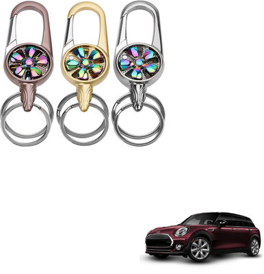 SEMAPHORE Rotating Spinner Design Metal Key Ring for Chevrolet Sail Key Chain