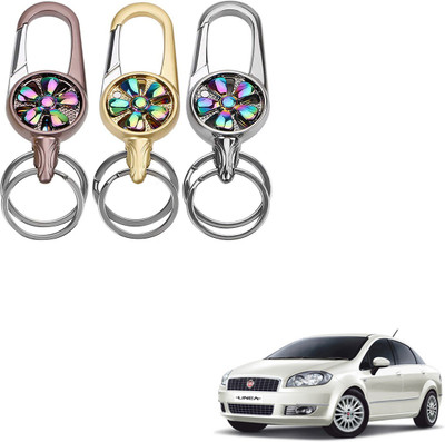 SEMAPHORE Metal Spinner Rotating Design Key Ring For Maruti Swift Dzire Key Chain