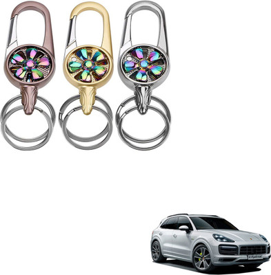 SEMAPHORE Rotating Spinner Design Metal Key Ring for Nissan X Trail Key Chain
