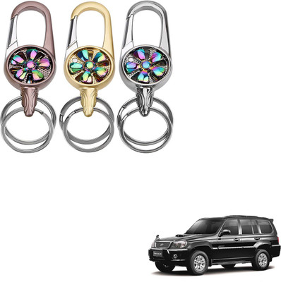 SEMAPHORE Rotating Spinner Design Metal Key Ring for Maruti Ritz Key Chain
