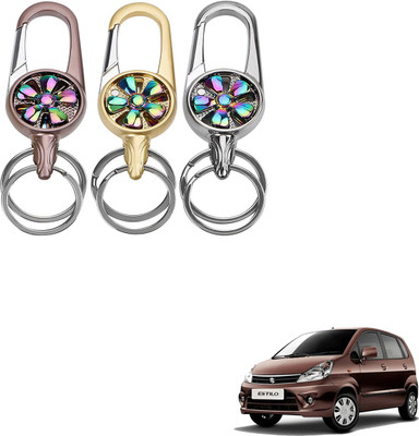 SEMAPHORE Rotating Spinner Design Metal Key Ring for Honda CRV Key Chain