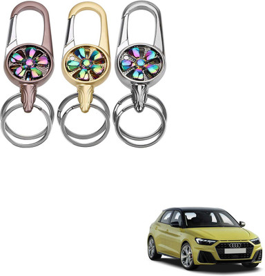 SEMAPHORE Rotating Spinner Design Metal Key Ring for Fiat Punto Key Chain