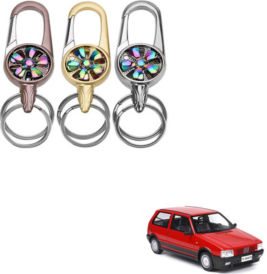 SEMAPHORE Rotating Spinner Design Metal Key Ring for Maruti Zen Key Chain