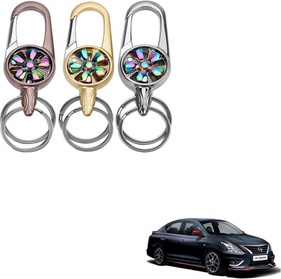 SEMAPHORE Rotating Spinner Design Metal Key Ring for Chevrolet Camaro Key Chain