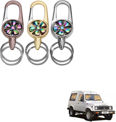 SEMAPHORE Rotating Spinner Design Metal Key Ring for Mercedes Benz SLK Class Key Chain
