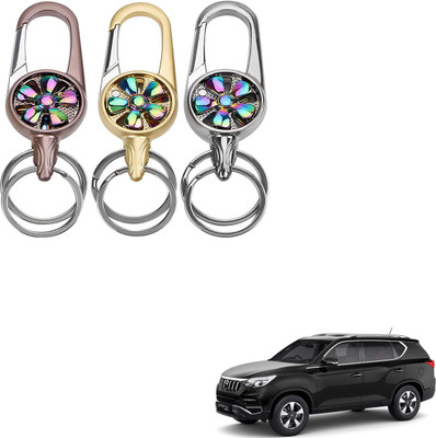 SEMAPHORE Rotating Spinner Design Metal Key Ring for Honda Accord Key Chain