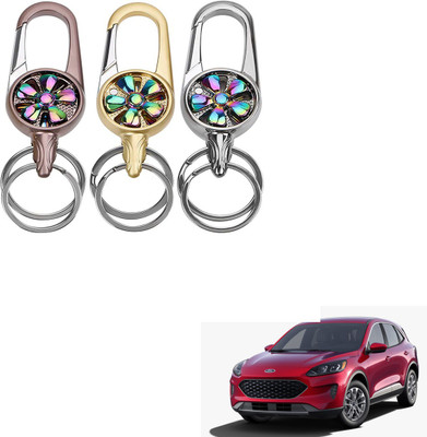 SEMAPHORE Rotating Spinner Design Metal Key Ring for Volkswagen Phaeton Key Chain