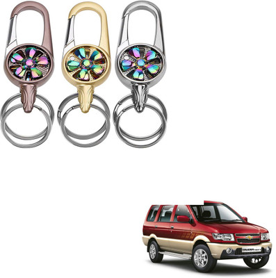 SEMAPHORE Metal Spinner Rotating Design Key Ring For BMW X3 Key Chain