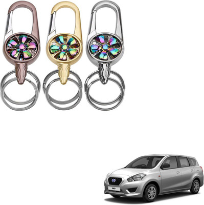 SEMAPHORE Rotating Spinner Design Metal Key Ring for Daewoo Lanos Key Chain