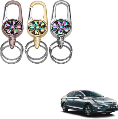 SEMAPHORE Rotating Spinner Design Metal Key Ring for Nissan Evalia Key Chain