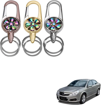 SEMAPHORE Rotating Spinner Design Metal Key Ring for Daewoo Damas Key Chain