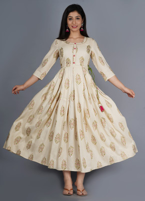 Nayo women's discount printed anarkali kurta