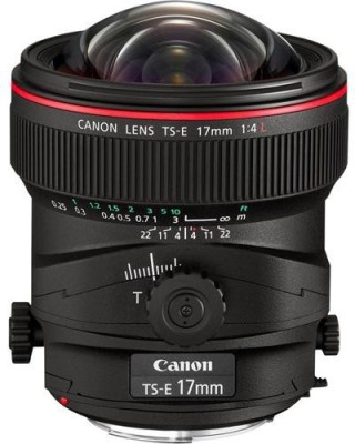 Canon TS-E 17mm f/4L Tilt-Shift  Wide-angle Zoom  Lens(Black, 17 mm)