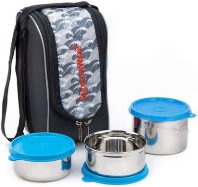 Signoraware Max fresh medium lunch box -1100 ml 3 Containers Lunch Box (1100 ml) 3 Containers Lunch Box(1050 ml)