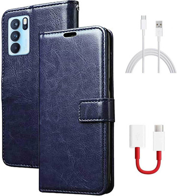 RRTBZ Cover Accessory Combo for Oppo Reno6 Pro 5G(Blue)