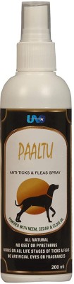 Paaltu Natural Anti Tick and Flea Spray for Dogs neem Fragnance Deodorizer(200 ml, Pack of 1)