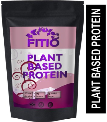 FITIO Plant Protein (with Vitamins & Minerals) Premium(PL2107) Plant-Based Protein(450 g, Chocolate)