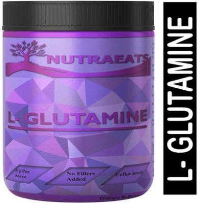 NutraEats L-Glutamine for muscle growth and recovery (G156) ultra Glutamine(200 g, Unflavored)