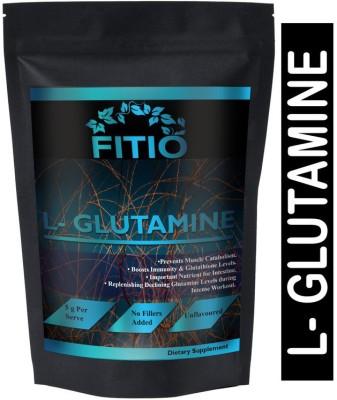 FITIO Micronised L - Glutamine Powder Supplement (G165) Advanced Glutamine(300 g, Unflavored)