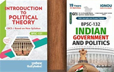 IGNOU BPSC-131 Introduction To Political Theory And BPSC-132 Indian Government And Politics(Paperback, GPH Panel of Experts)