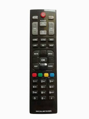 Akshita TV Compatible For DTH Set Top Box Remote Control ( Chake Image With Old Remote ) DISH TV Remote Controller(Black)