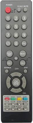 Akshita LED LCD TV TV Compatible For RE-6 N/A LED LCD TV Remote Control ( Chake Image With Old Remote ) Reconnect Remote Controller(Black)