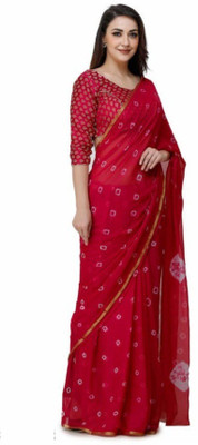 64% OFF on The Fashion Attire Printed Bandhani Chiffon Saree(Red) 64% OFF on The Fashion Attire Printed Bandhani Chiffon Saree(Red)