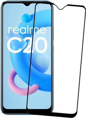 SMM Edge To Edge Tempered Glass for realme C20(Pack of 1)