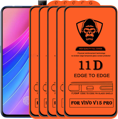 MaxR Edge To Edge Tempered Glass for Vivo V15 Pro(Pack of 5)