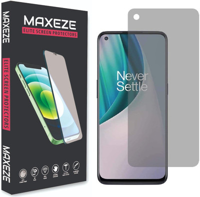 MAXEZE Edge To Edge Tempered Glass for OnePlus Nord 2 5G(Pack of 1)